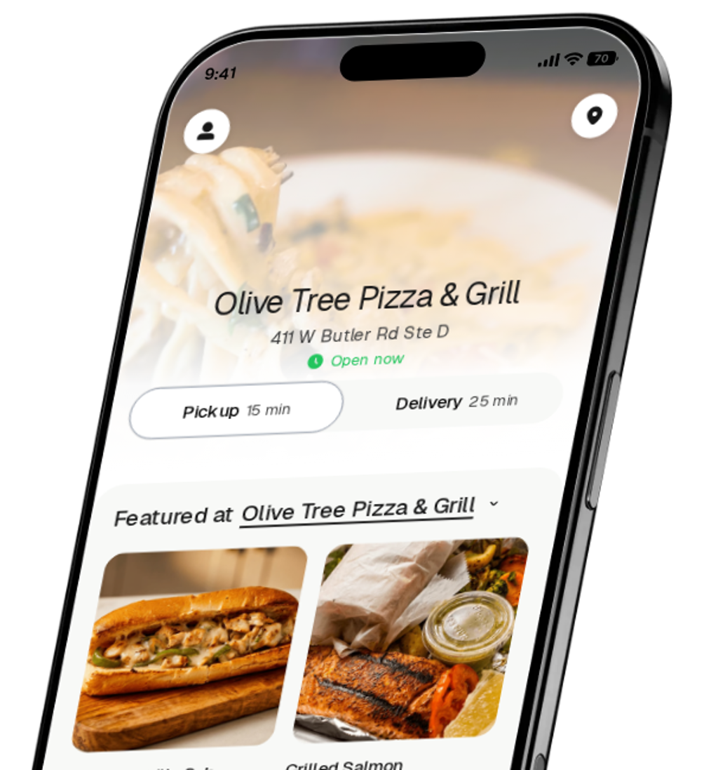 Olive Tree Pizza & Grill app preview