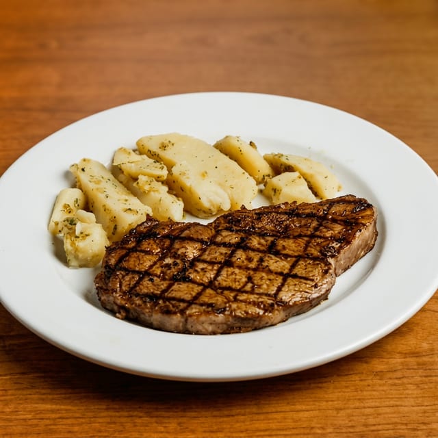 Rib-Eye Steak.